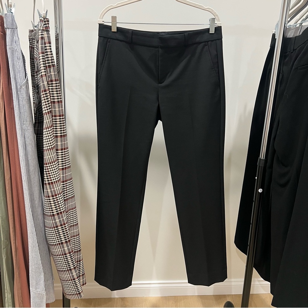 Banana Republic Black Straight-Leg Dress Pants